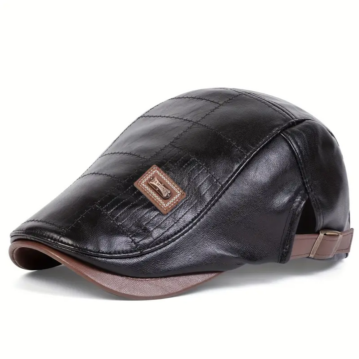 Thomas – Leren Flat Cap