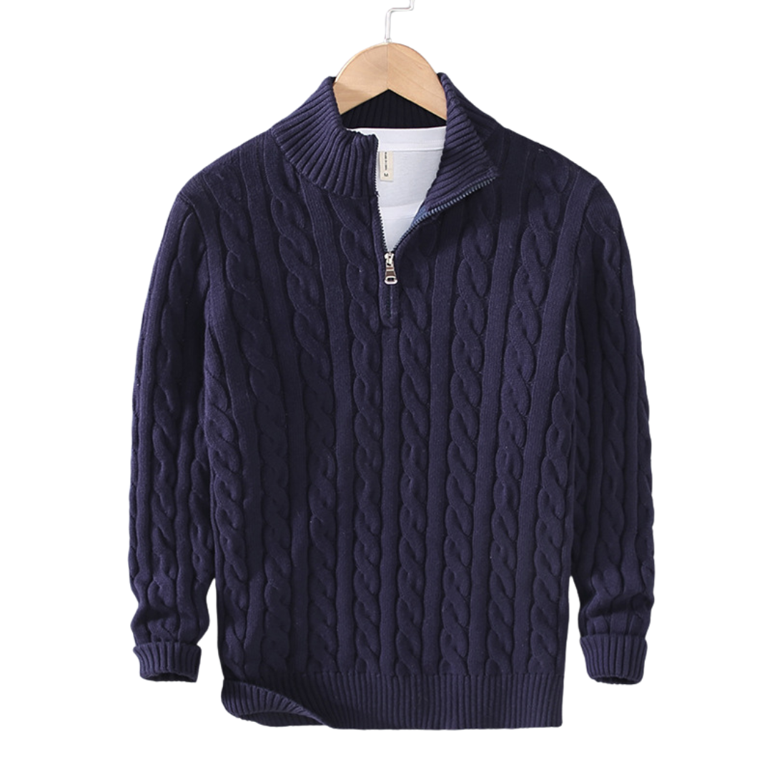 vHaren – Halfzip Trui Old-School Design