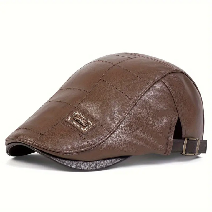 Thomas – Leren Flat Cap