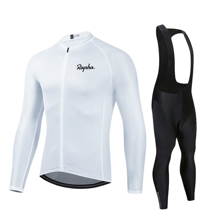 Rapha™ Lange Mouwen Professionele Wielren Kleding Set