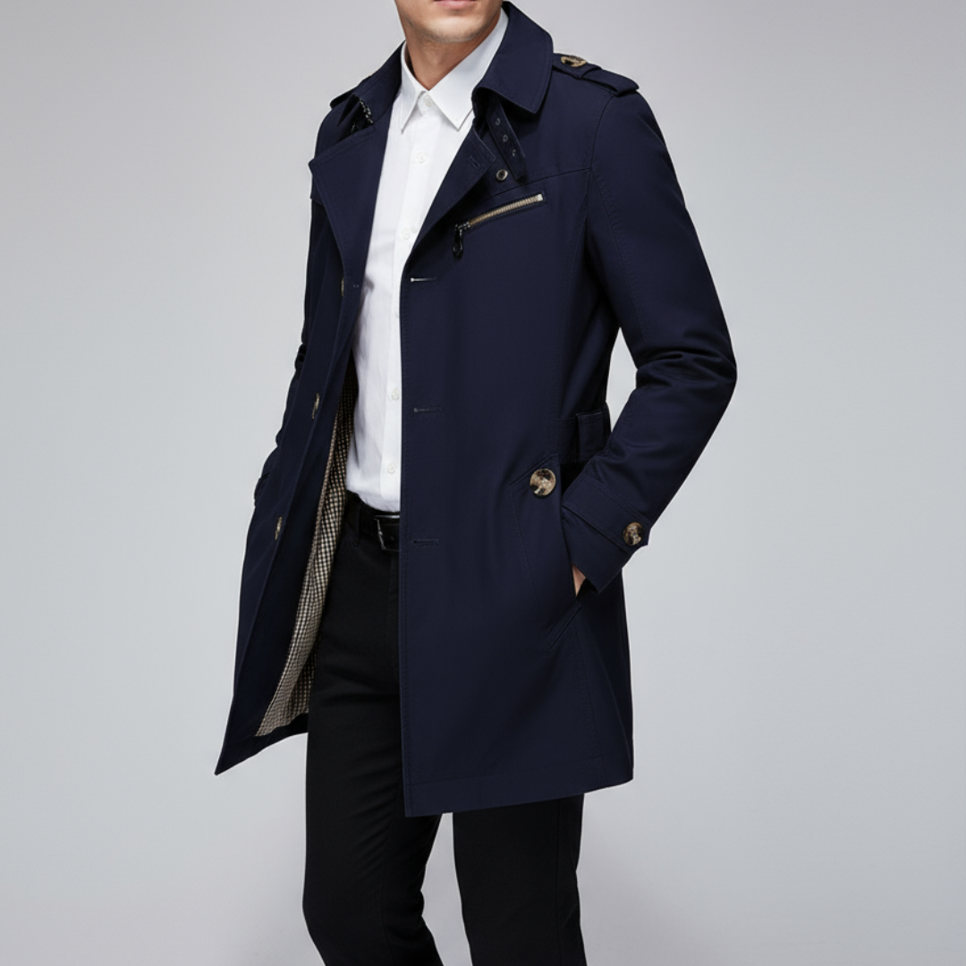 Waterdichte stijlvolle regenjas