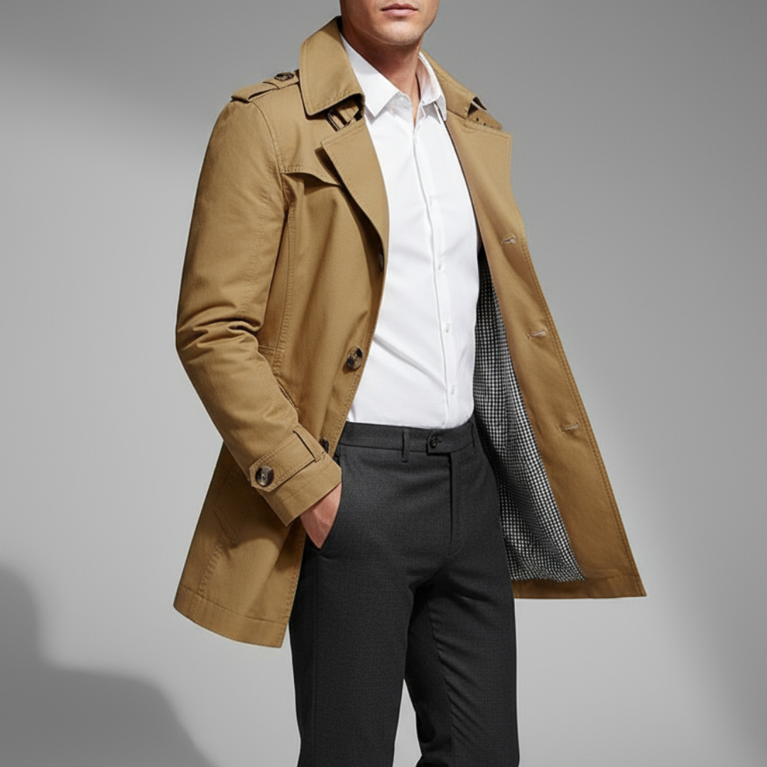 Waterdichte stijlvolle regenjas