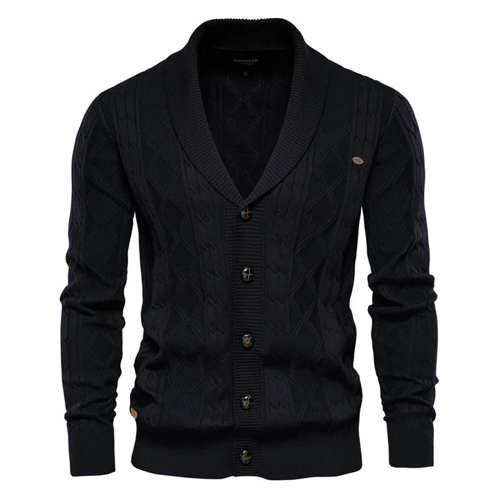 vHaren | Heren Cardigan met Knoopsluiting