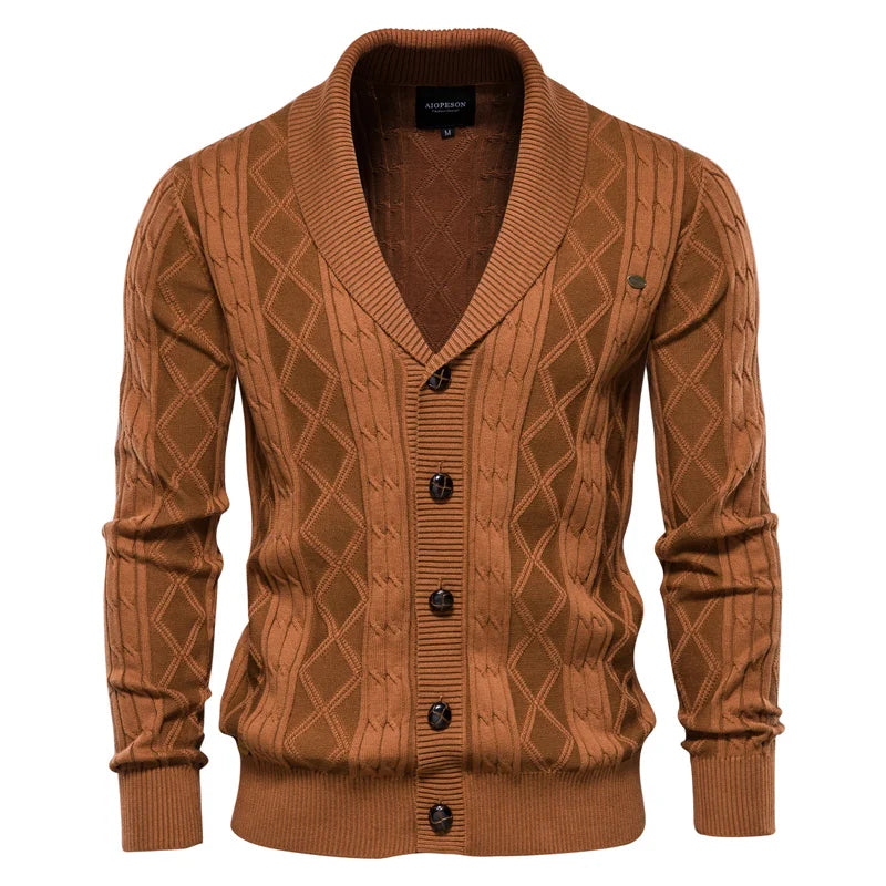 vHaren | Heren Cardigan met Knoopsluiting