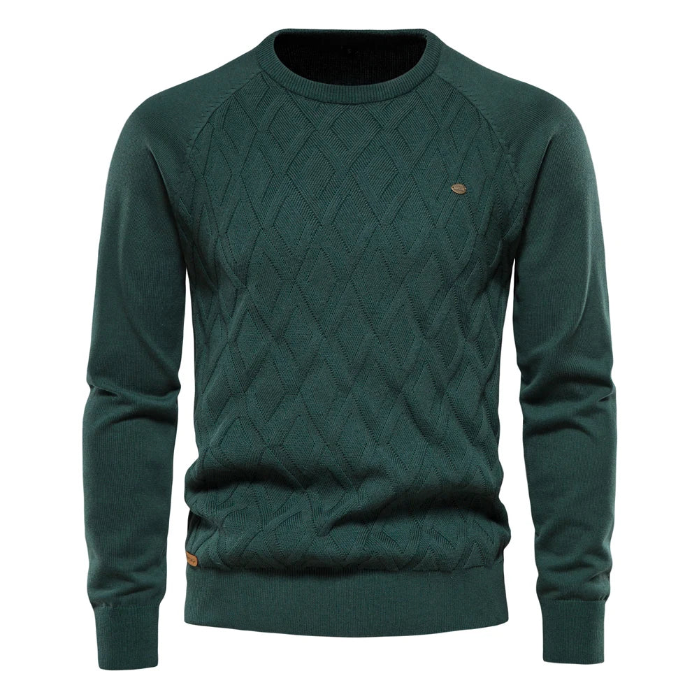 Herenpullover met Ruitpatroon