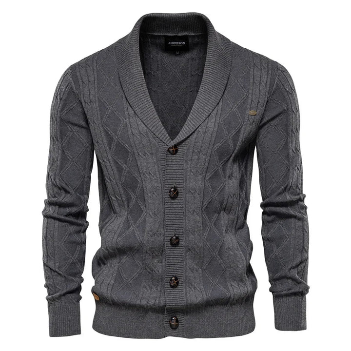 vHaren | Heren Cardigan met Knoopsluiting