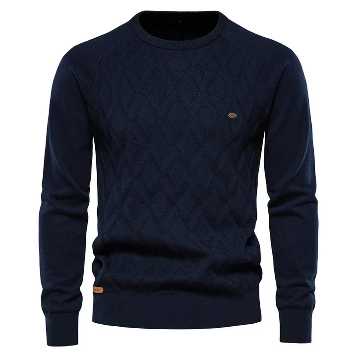 Herenpullover met Ruitpatroon