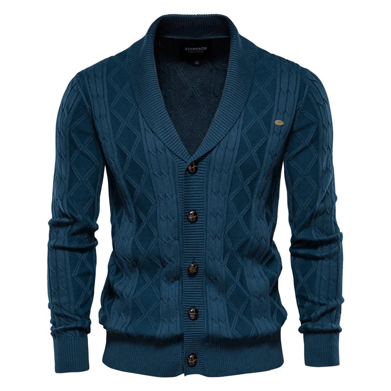 vHaren | Heren Cardigan met Knoopsluiting