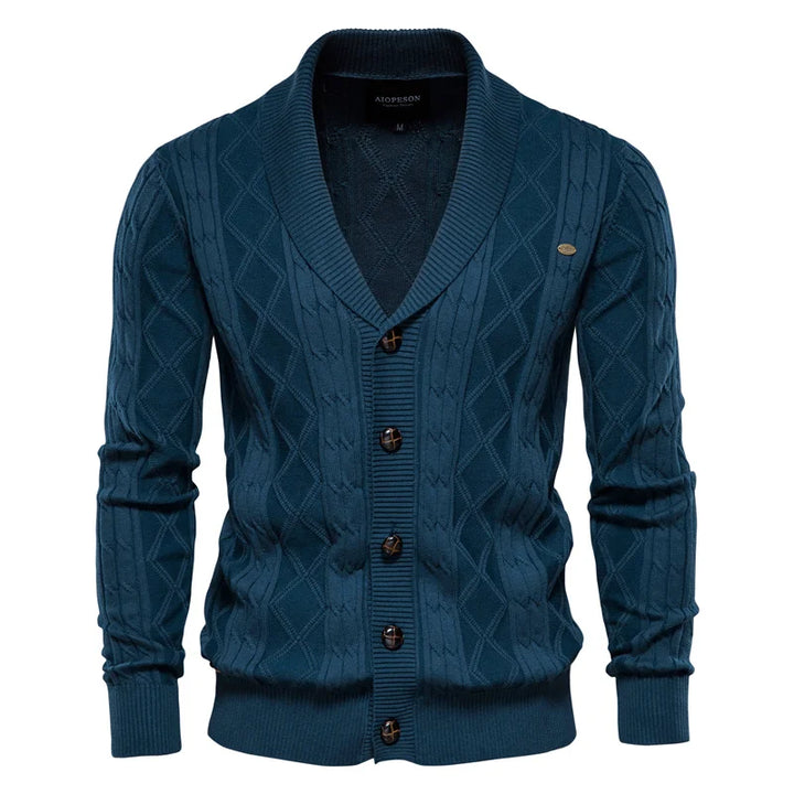 vHaren | Heren Cardigan met Knoopsluiting
