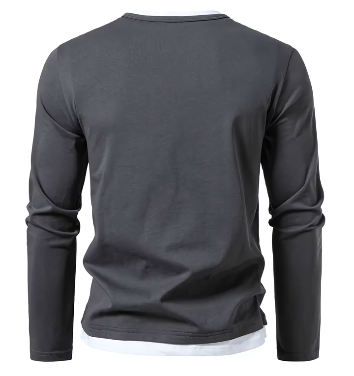 Premium Longsleeve met V-hals