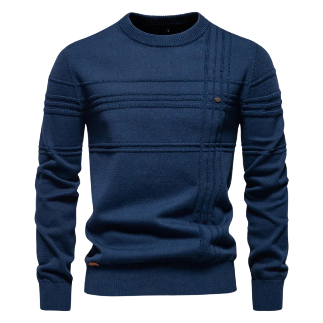 Stijlvolle herenpullover met ruitdesign