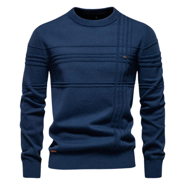 Stijlvolle herenpullover met ruitdesign