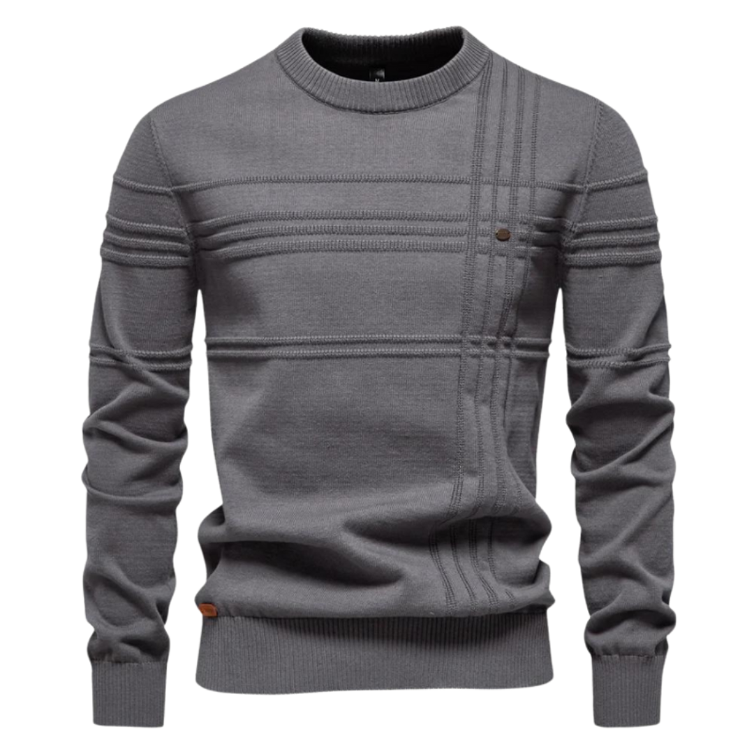 Stijlvolle herenpullover met ruitdesign