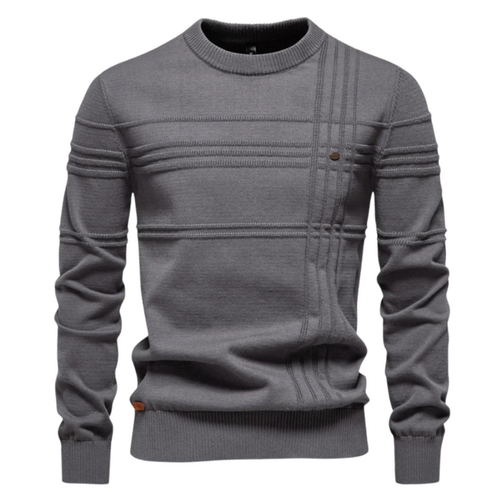 Stijlvolle herenpullover met ruitdesign