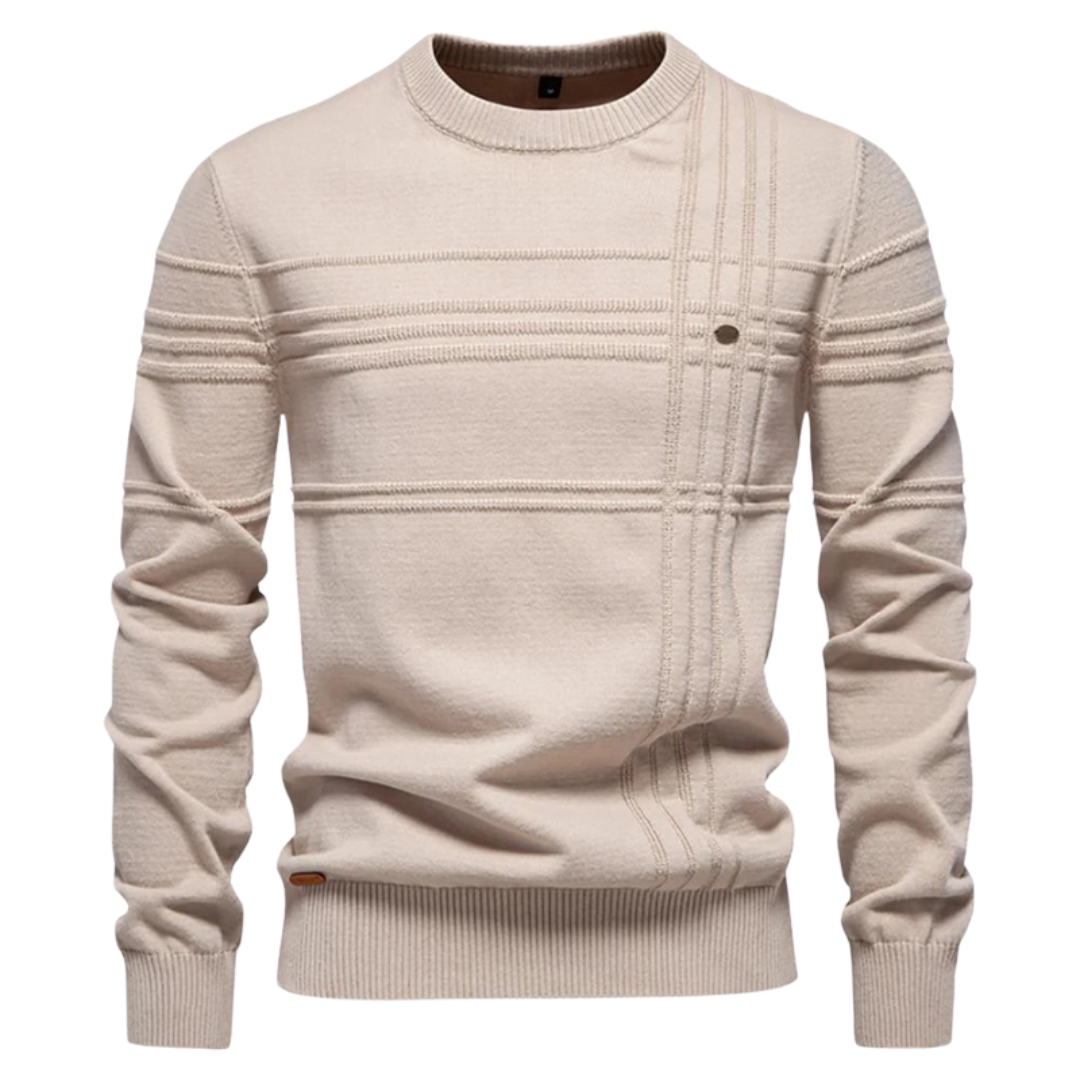 Stijlvolle herenpullover met ruitdesign