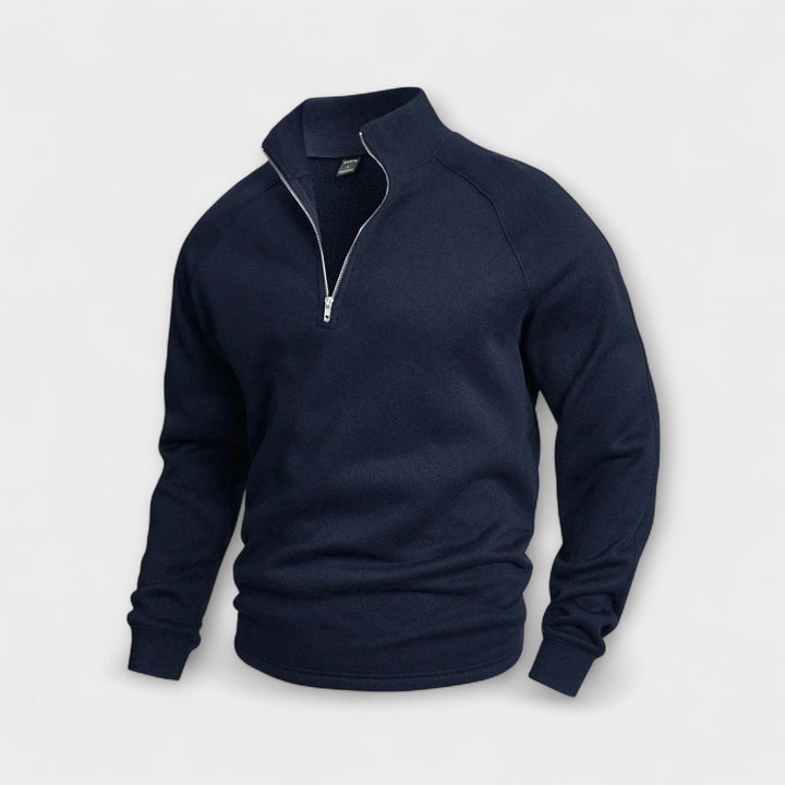 van Haren | Pullover met halve rits